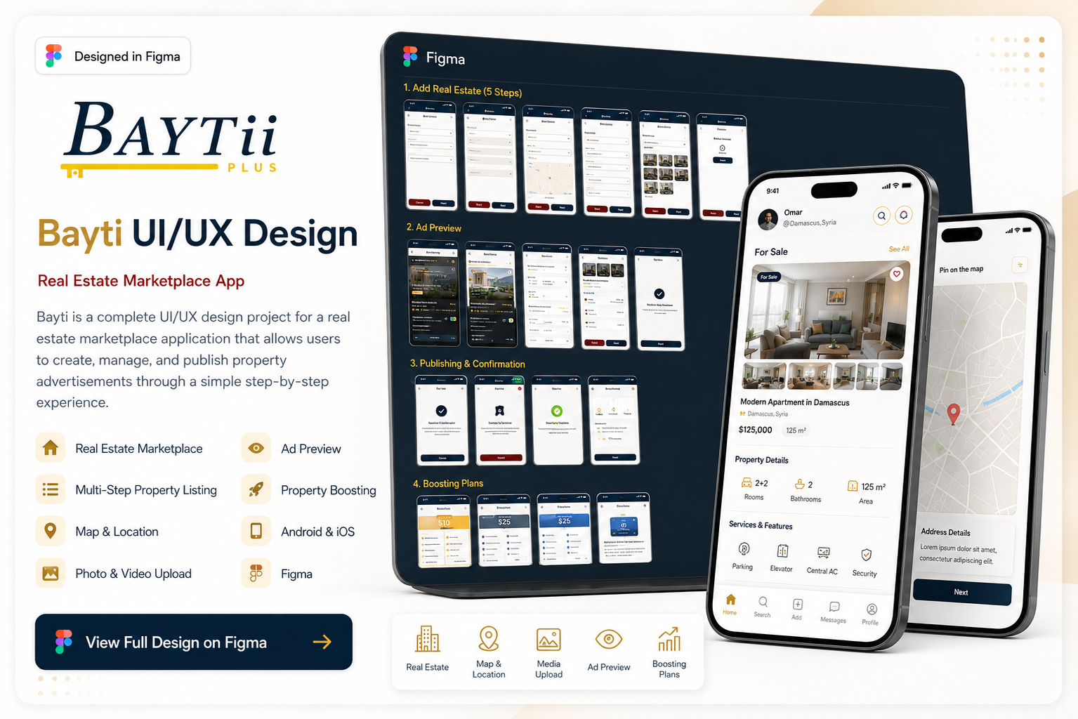Bayti UI/UX Design project cover