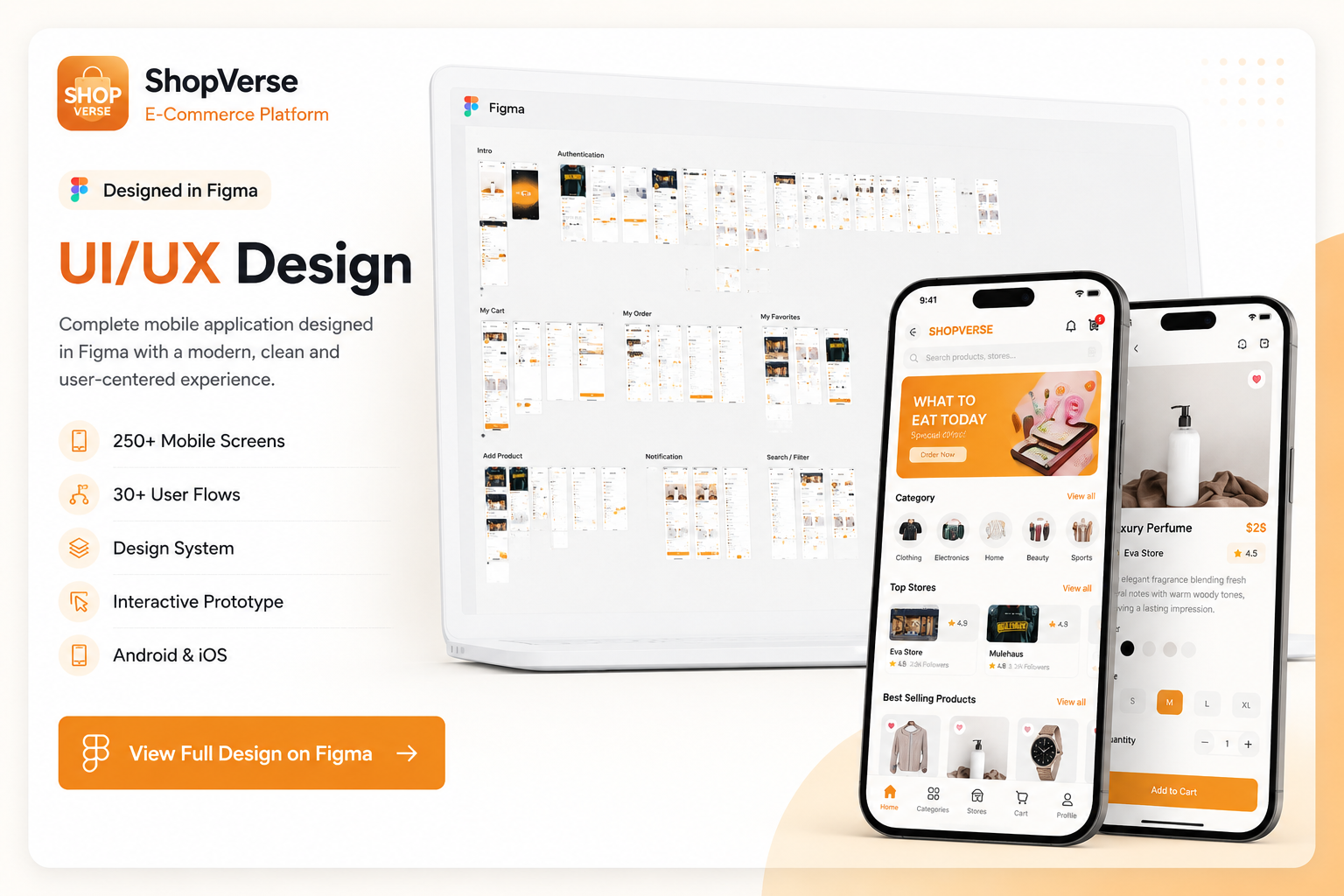 ShopVerse UI/UX Design project cover