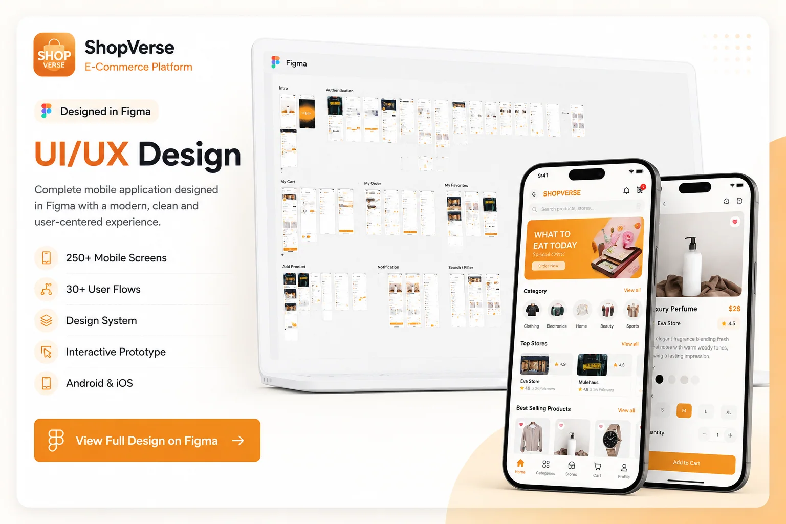 ShopVerse UI/UX Design project cover